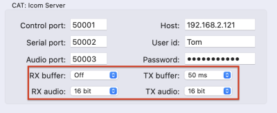 In the TRX Preferences